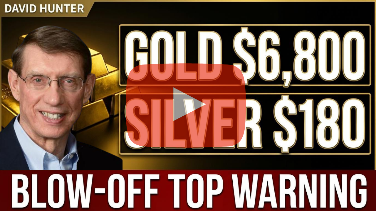 The Blow-Off Top Is Coming: Gold $6,800, S&P 9,500 | David Hunter