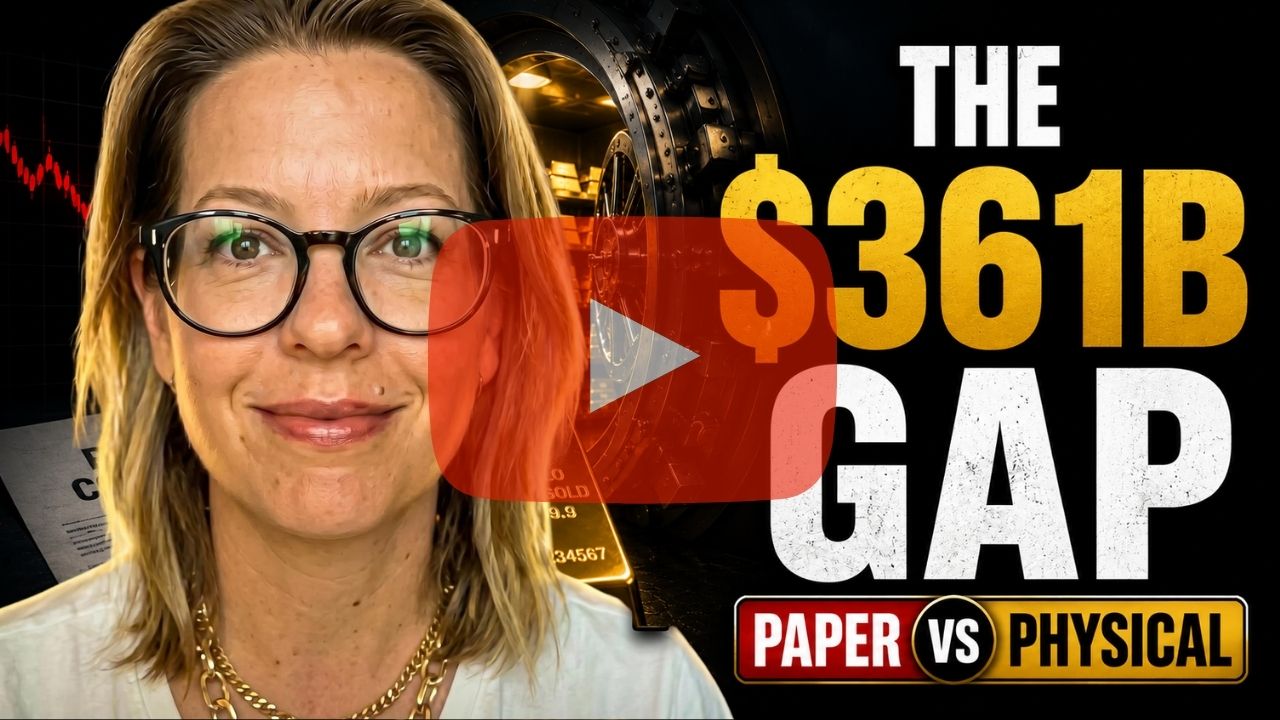 Gold &amp; Silver: Paper VS Physical — The $361B Gap Is Getting Wider Right Now